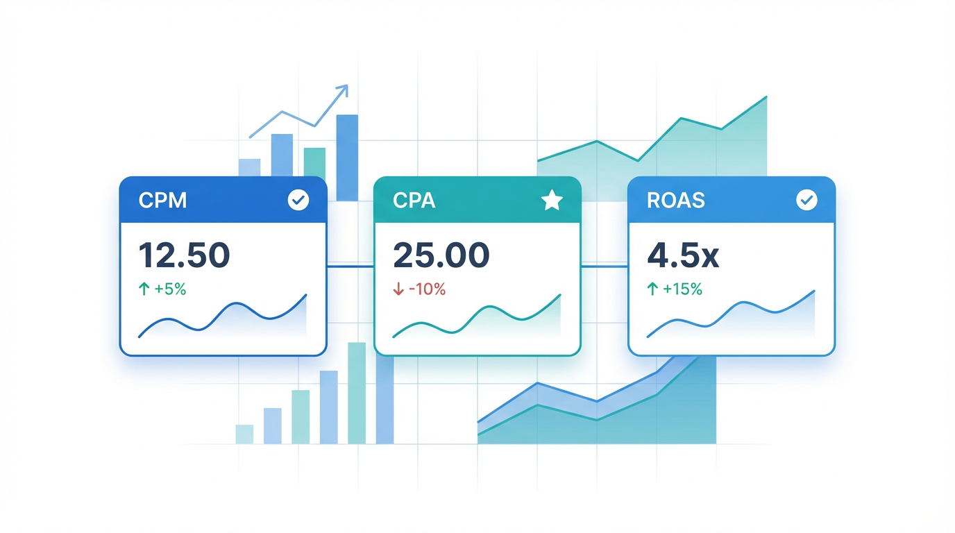 CPM, CPA, ROAS Metrics - Understanding advertising metrics