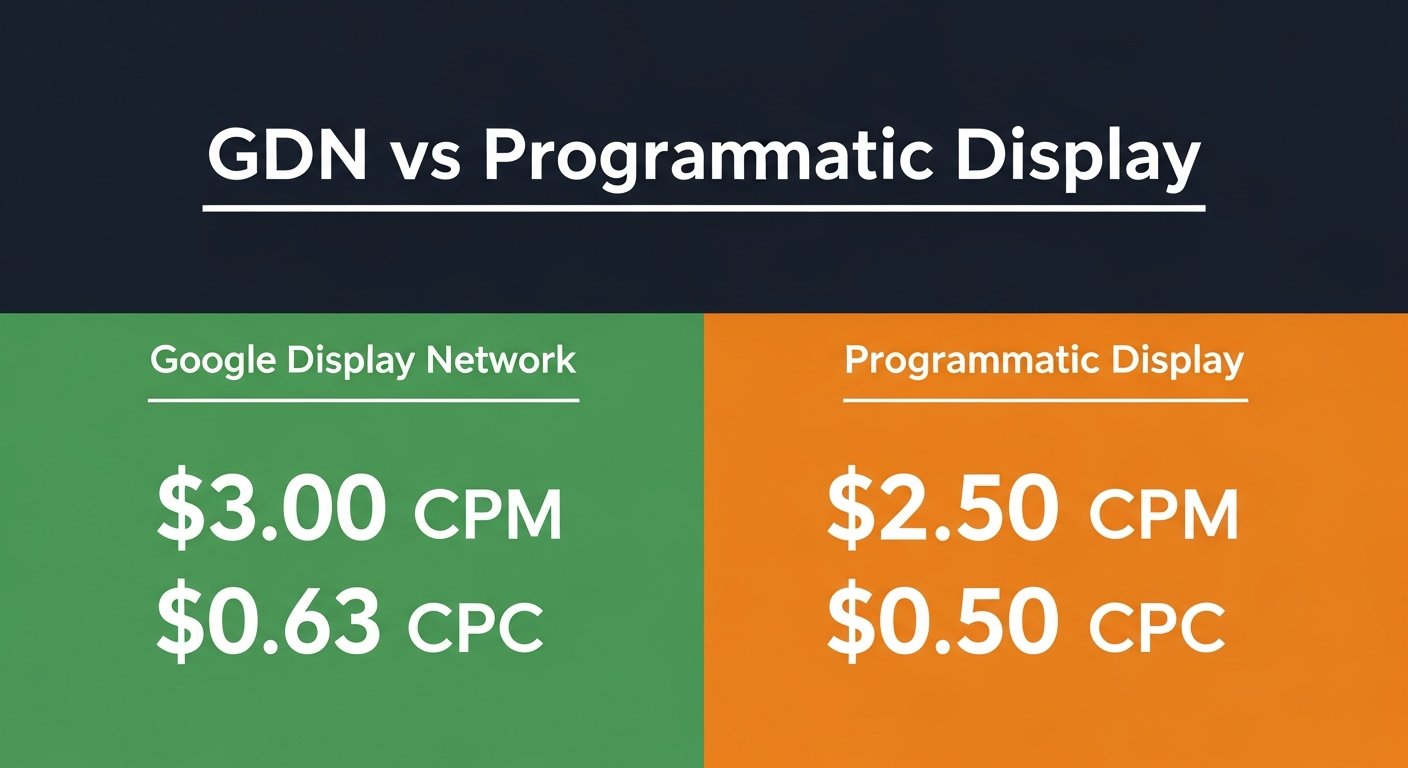 Google Display Network vs Programmatic Display: Cost, Control, and Performance Compared