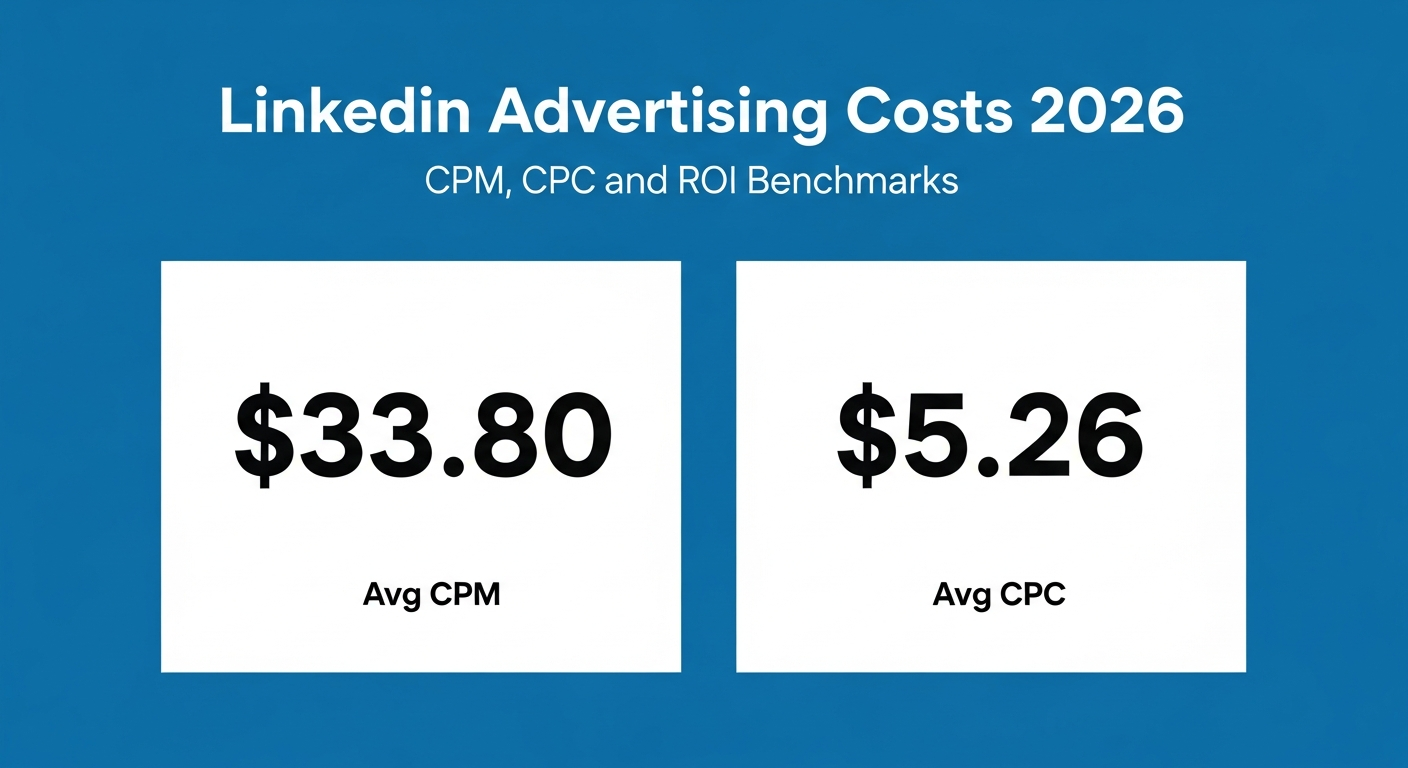 LinkedIn Advertising Costs: CPM, CPC, and ROI Benchmarks for 2026