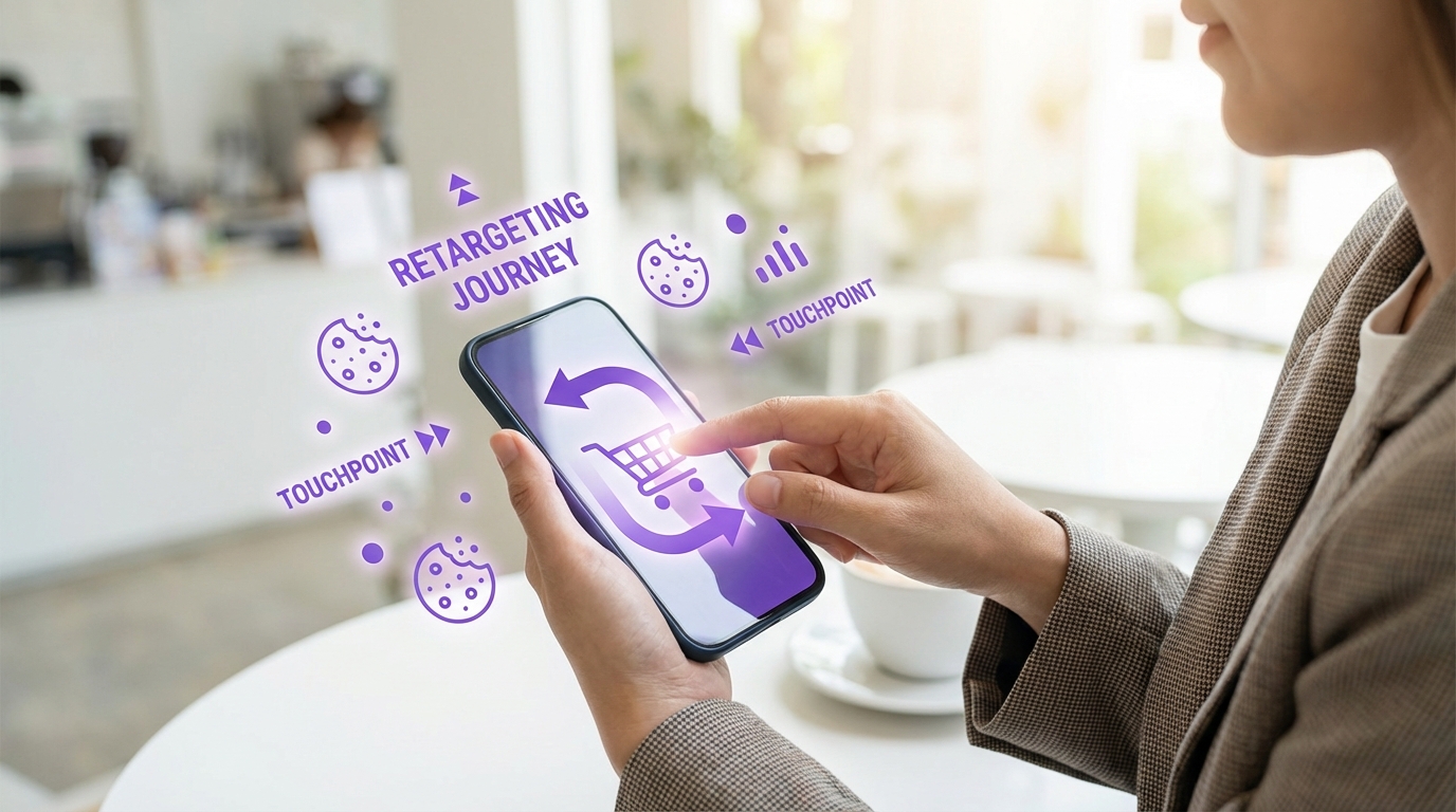 Retargeting Strategy - Customer journey and remarketing campaign visualization