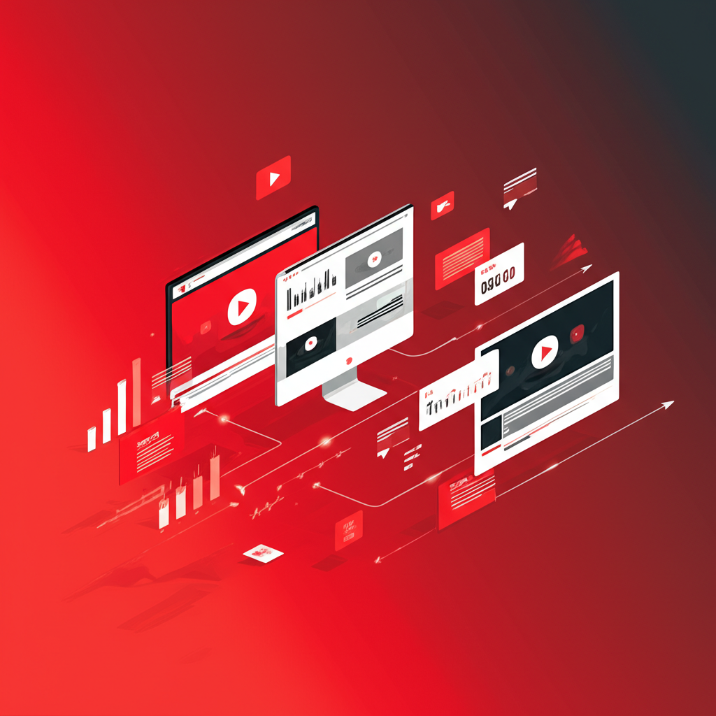 YouTube Advertising Strategy - Video ad formats and campaign performance optimization dashboard